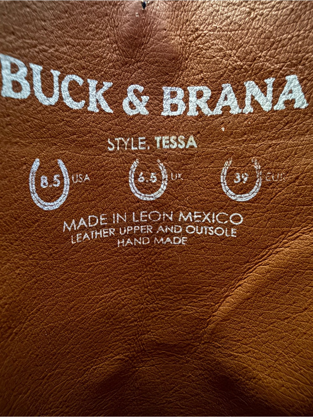 NWT Buck & Brana Tessa Cowboy Boots Size 8.5 - Picture 8 of 13